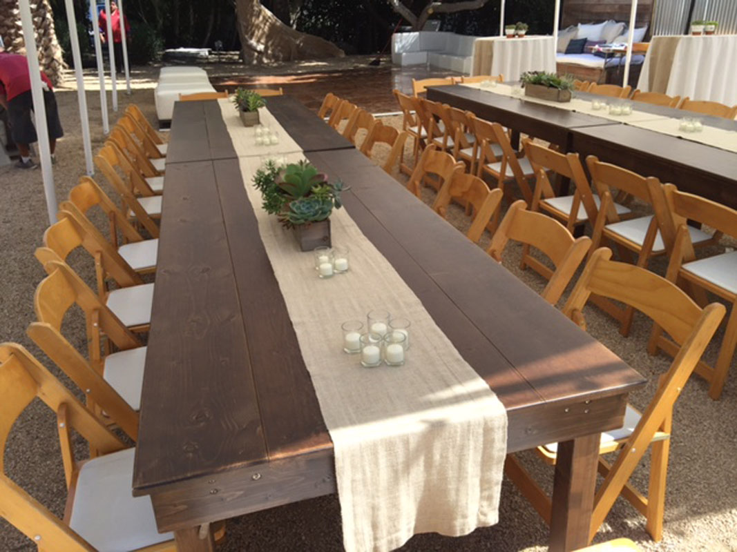 Farm Table Rentals Valencia Bar Mitzvah
