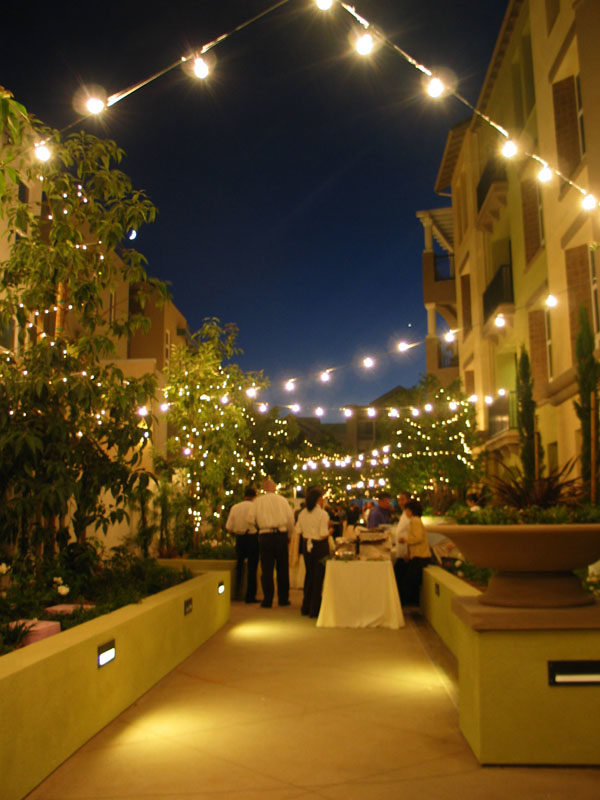 Outdoor Lighting Rentals Valencia Corporate Event