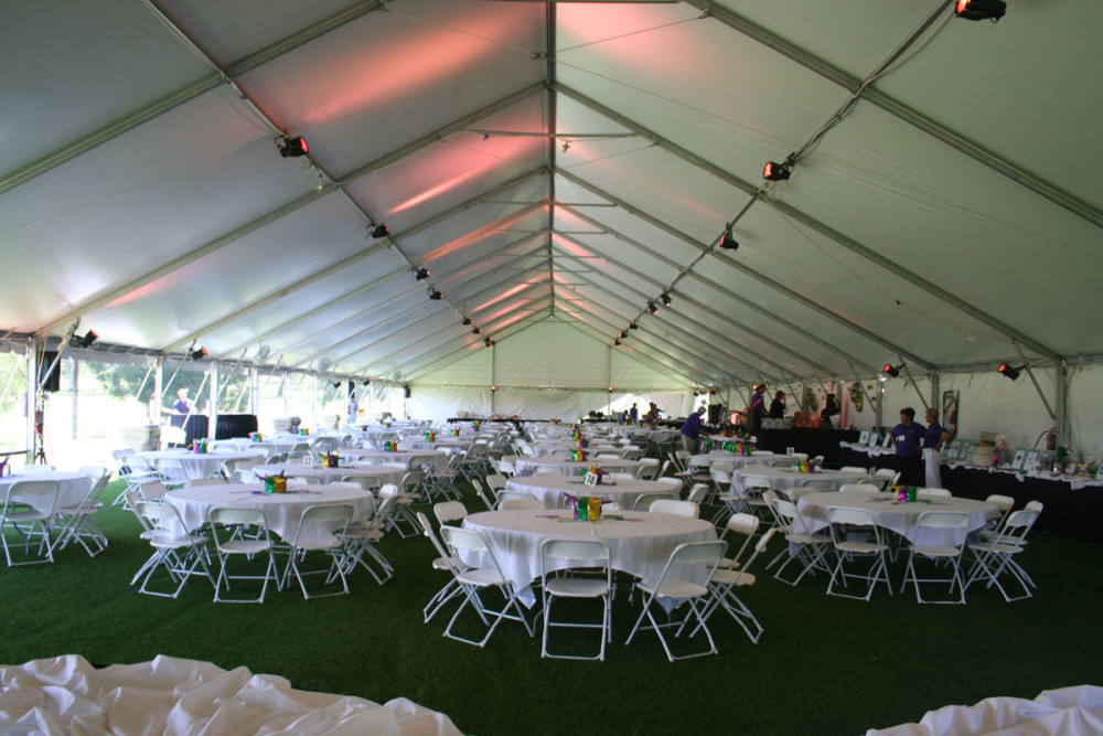 Table and Chair Rentals Santa Clarita Fund Raiser with Tent