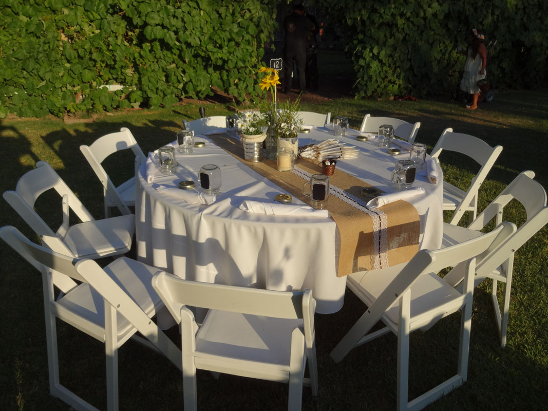 Wedding Table and Chair Rentals Piru