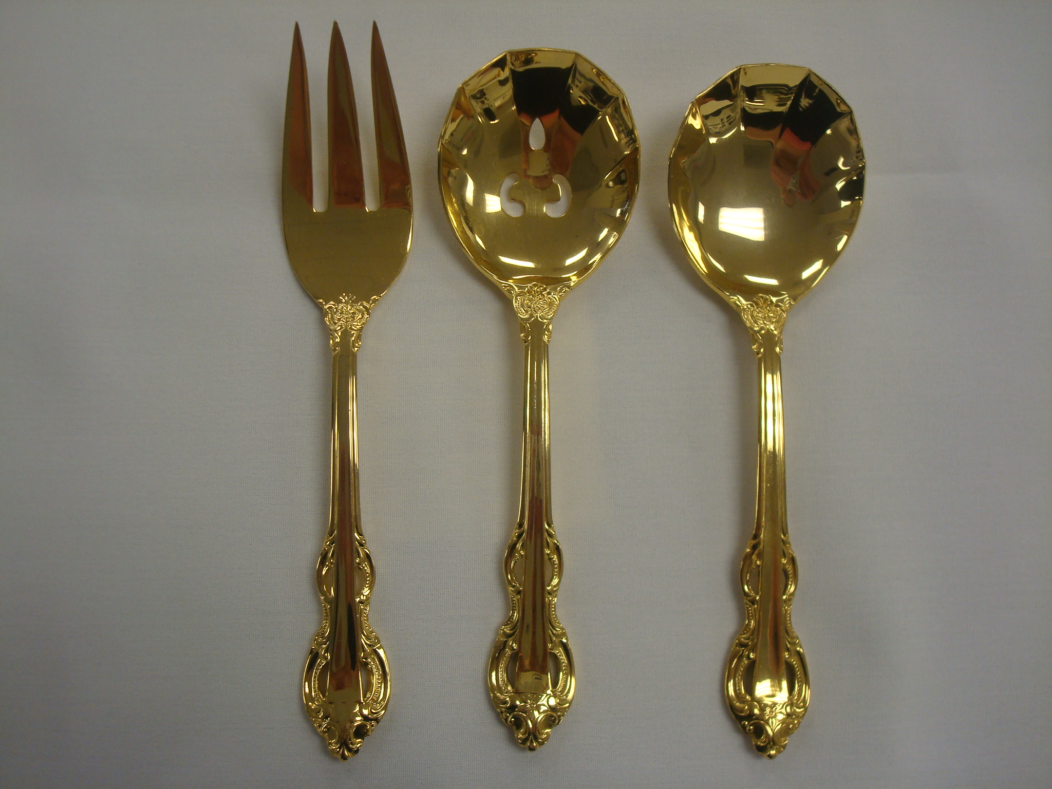 Gold Abbey Serving Pieces