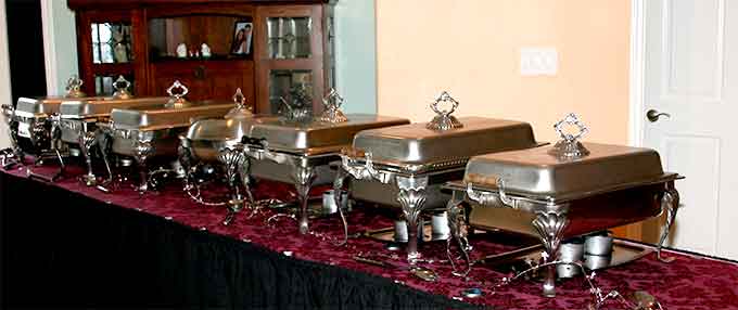 Pewter Chafing Dishes