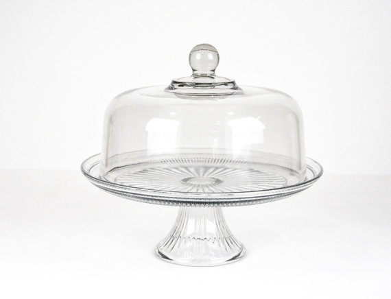Cake Stand and Punch Bowl Set - Glass
