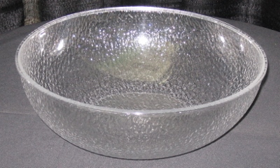 Plastic Serving Bowl - Pebble 2 Gallon