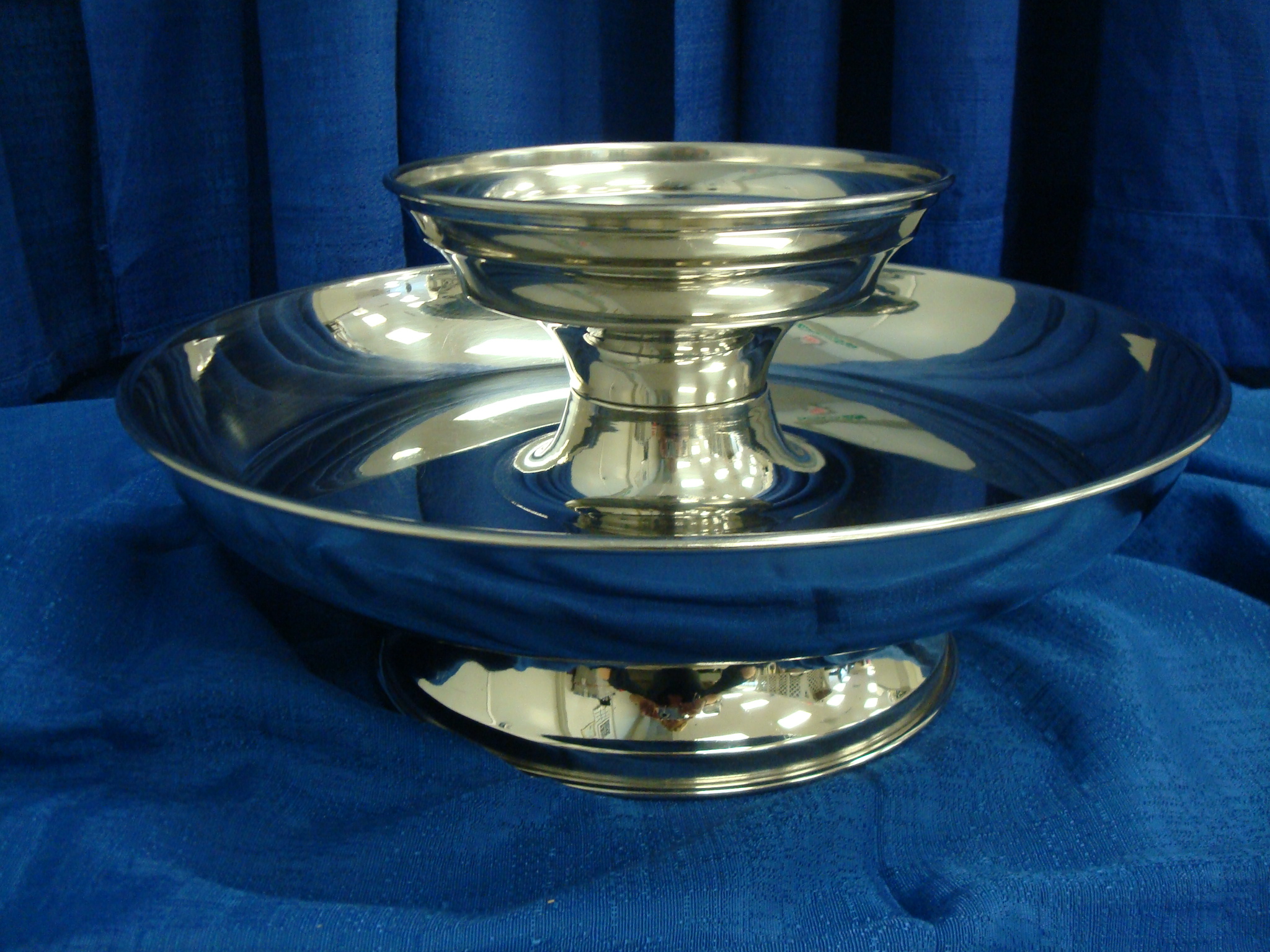 Serving Bowl - 2 Tier Stainless
