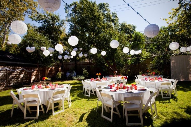 Table and Chair Rentals For Backyard Party in Santa Clarita