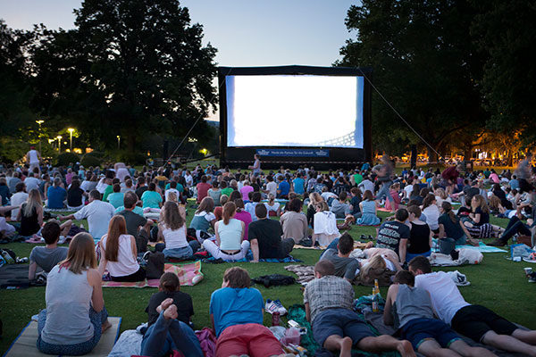 Let's Go To The Movies - Hosting a Backyard Movie Night