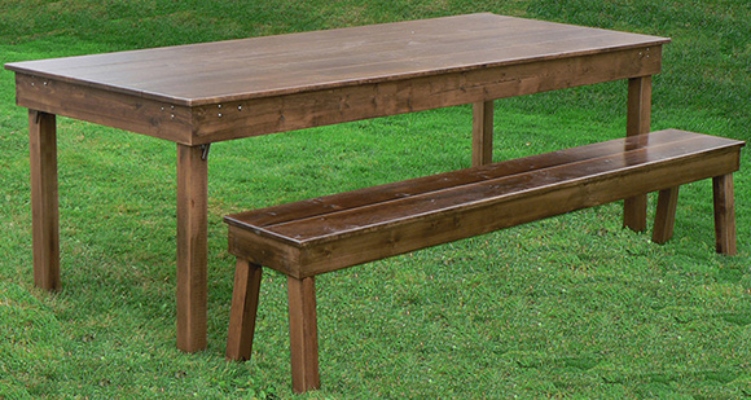 Bench Farm Style Rustic, Pictures Of Farm Tables