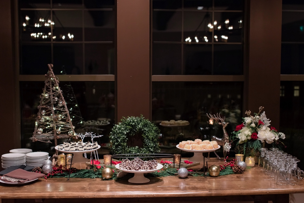 Holiday Serving Table