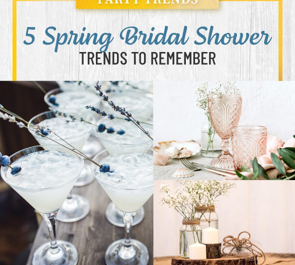 5 Spring Bridal Shower Trends to Remember