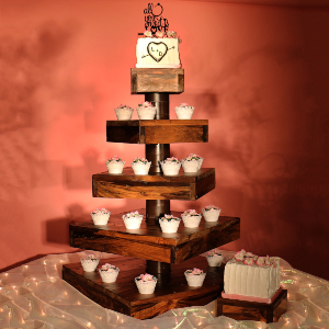 5-Tier Wood Cupcake Stand